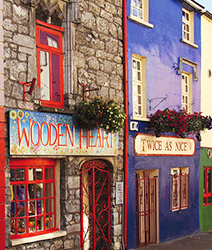 LISA-Sprachreisen-Englisch-Irland-Galway-Altstadt-bunte-Haeuser LISA-Sprachreisen-Englisch-Irland-Galway-Altstadt-bunte-Haeuser